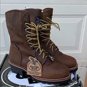 New Georgia Boot Steel Toe GORE-TEX Waterproof 400G Insulated Logger Boots